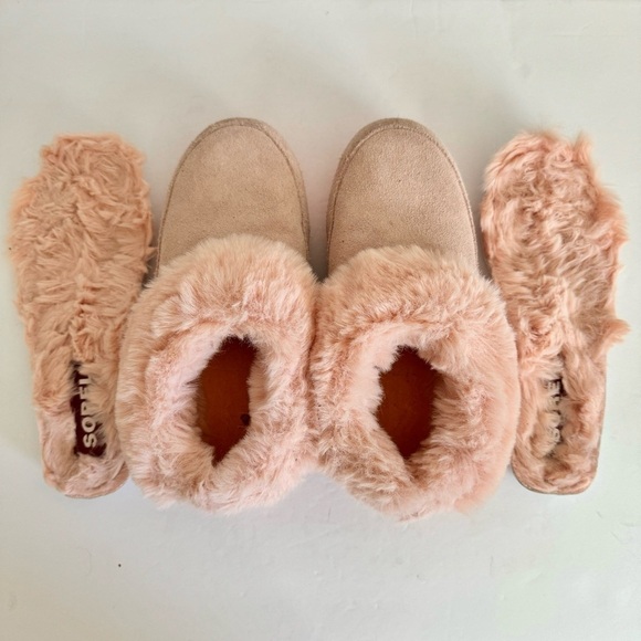 Sorel Go Coffee Run Slipper Peach Blossom size 7 - Picture 12 of 15